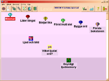 Övningar skapas automatiskt i Lexia